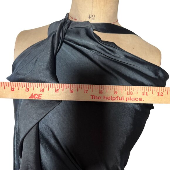 Oh Polly Halter Neck Sleeveless Dress Women's 4 Gray Evening Party/Cocktail - Picture 7 of 9